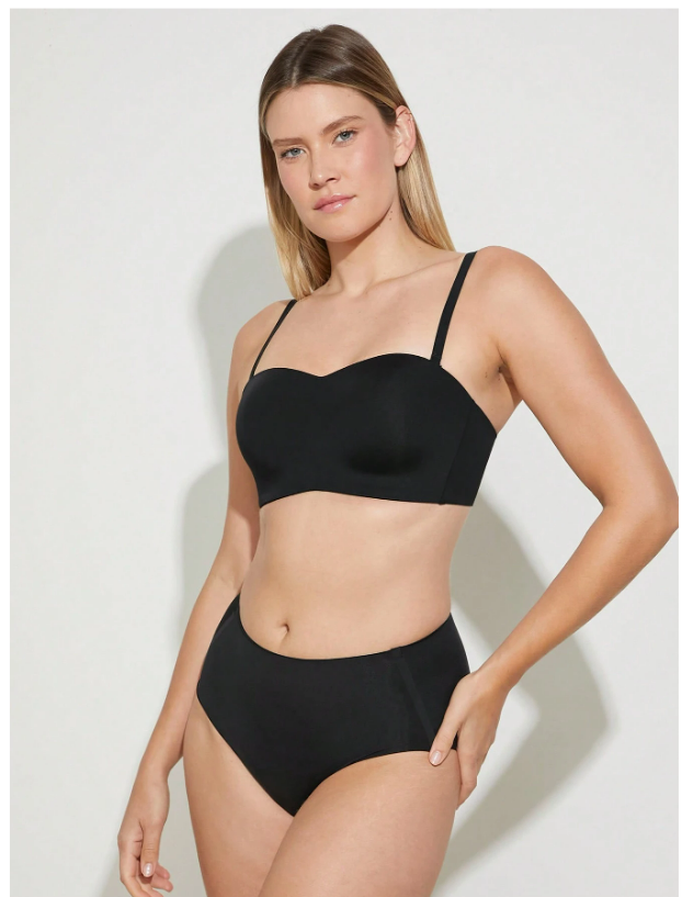 DUMMY - Brasier Luvlette  estilo strapless negro 34 D